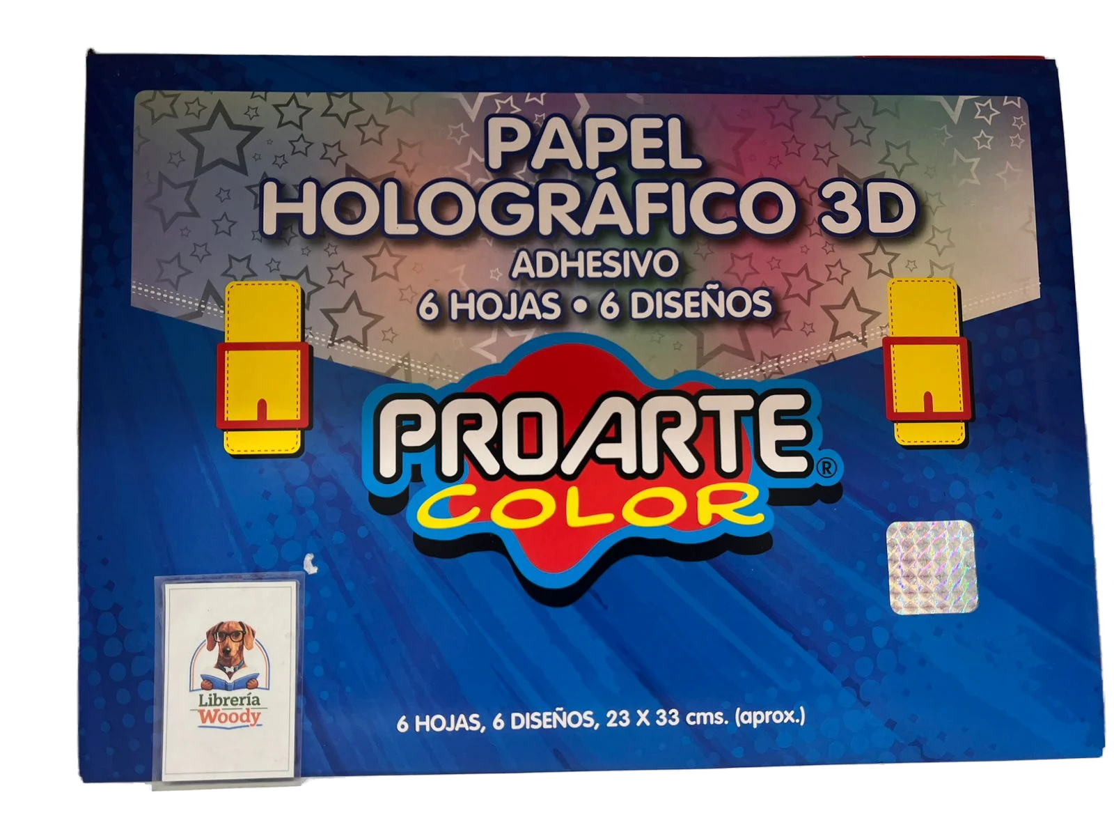 Papel Holografico 3D Adhesivo