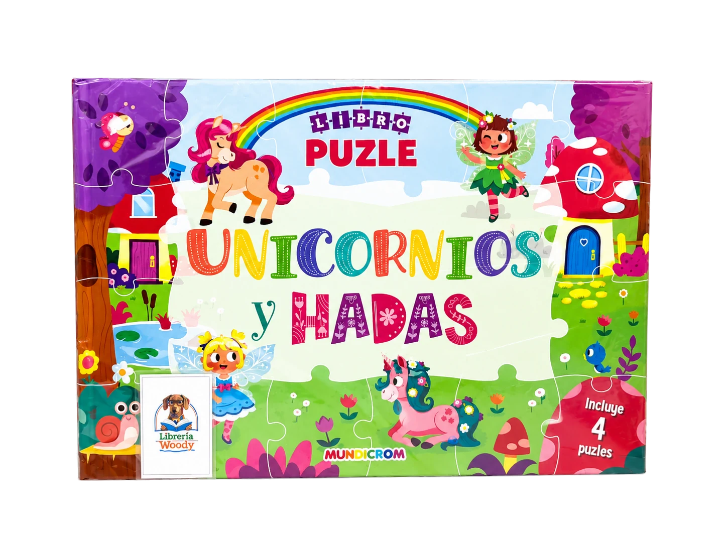 Libro-Puzzle Unicornios y Hadas